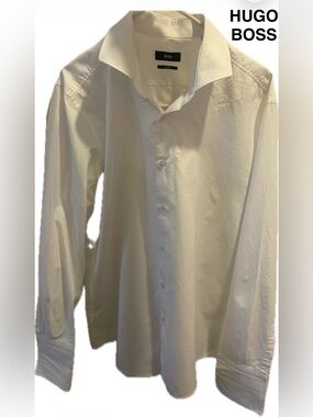 Hugo Boss Button Down Shirt XL White